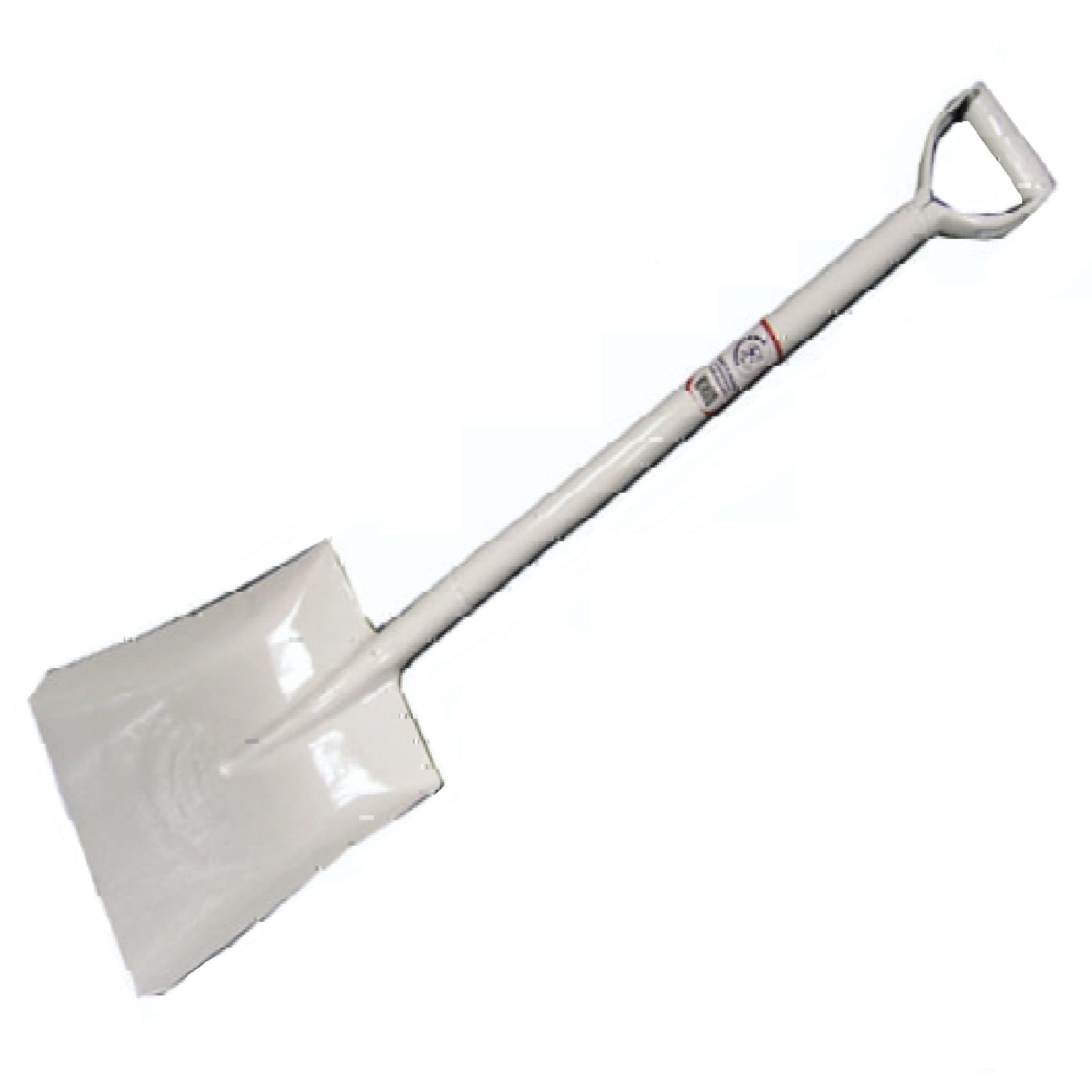 Warrior Steel Handle FLAT Shovel White